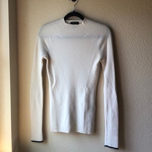 Rag and Bone 100% Cashmere Mock Neck Fitted Sweater